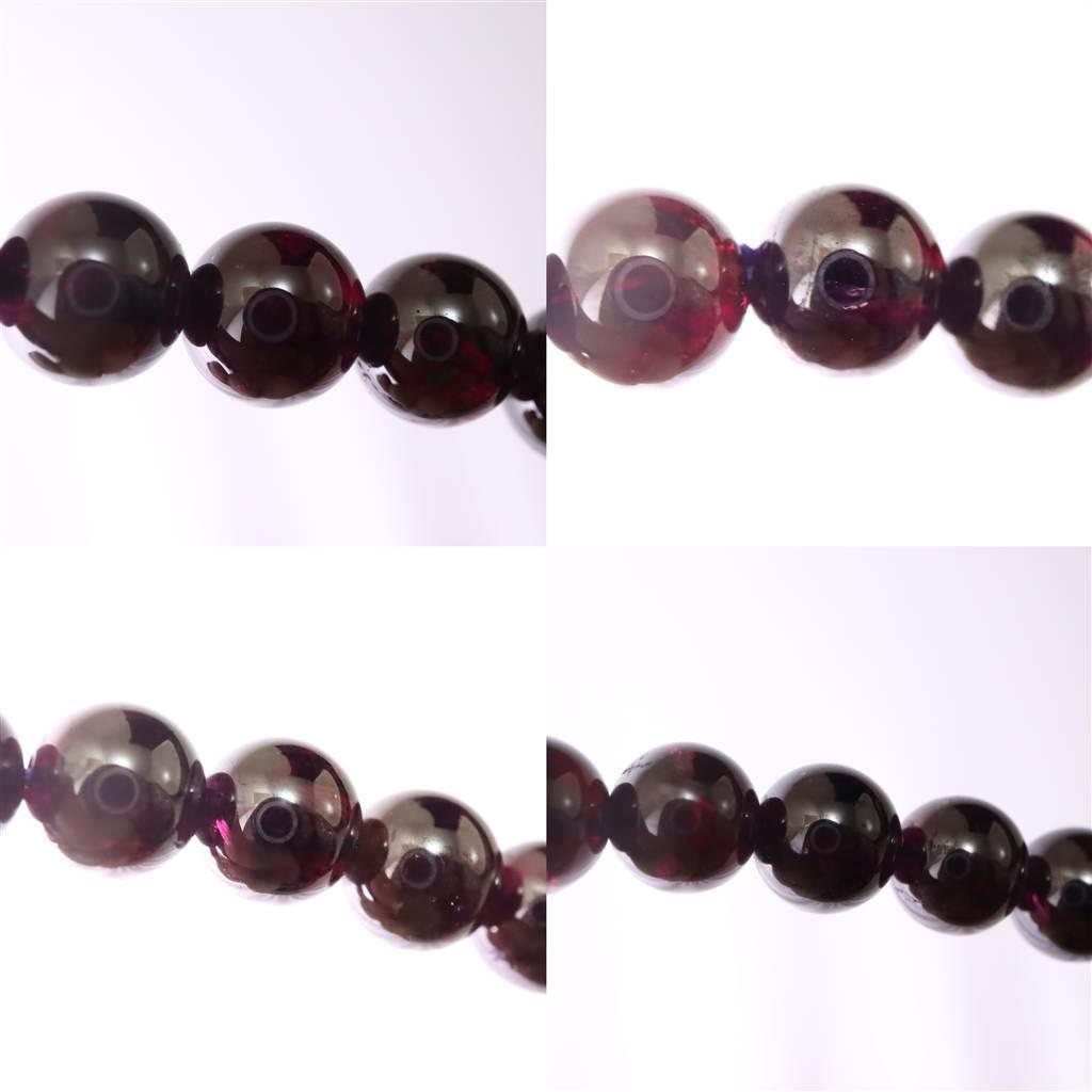 ヒマラヤ ガーネット 7mmブレスレット 21.7g #11063 | 6枚目