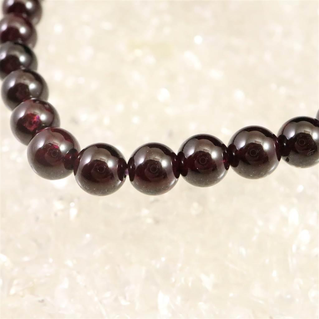 ヒマラヤ ガーネット 6mmブレスレット 15.8g #21999 | 3枚目
