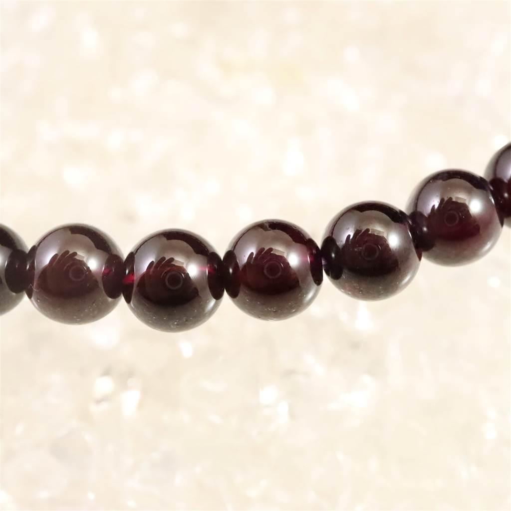 ヒマラヤ ガーネット 6mmブレスレット 15.8g #21999 | 5枚目