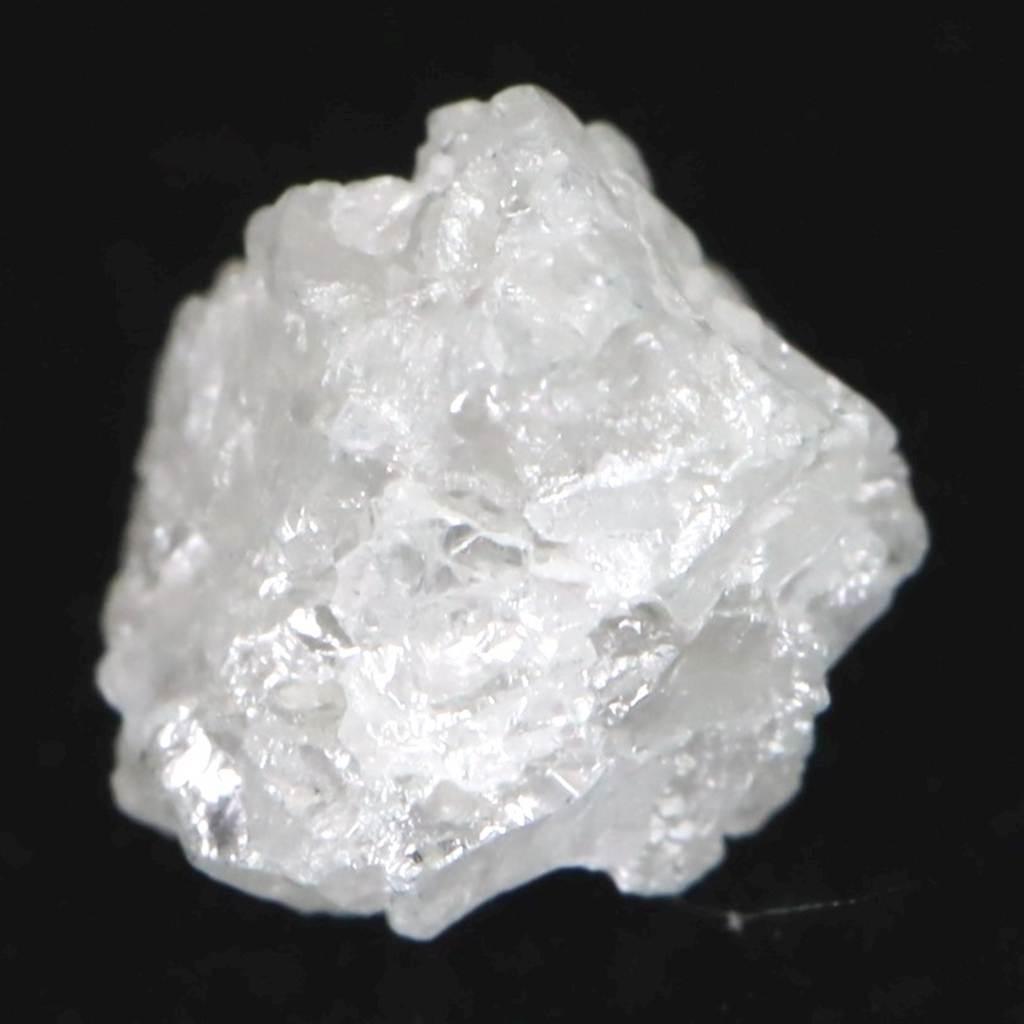 天然 ダイヤモンド ホワイト グレー 4.4mm原石 0.53ct #94410 | 2枚目