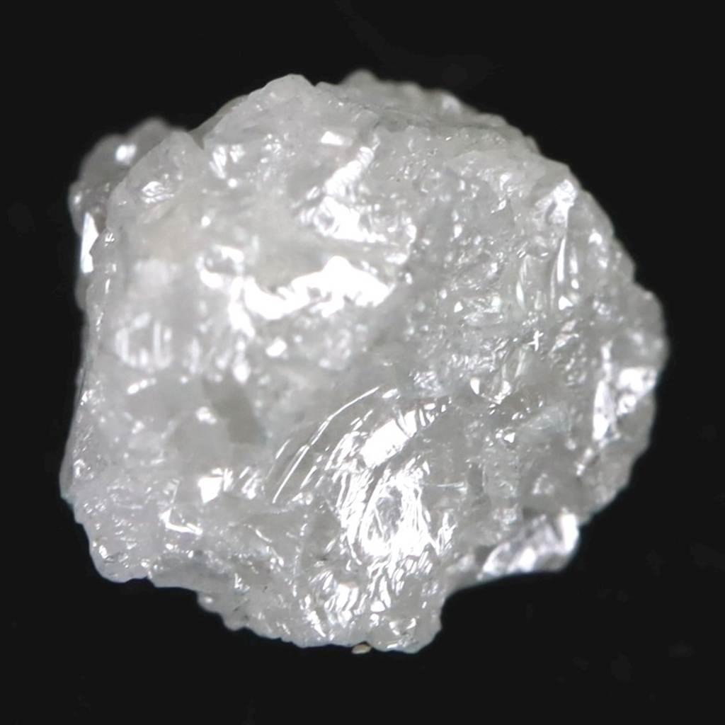 天然 ダイヤモンド ホワイト グレー 4.4mm原石 0.53ct #94410 | 5枚目