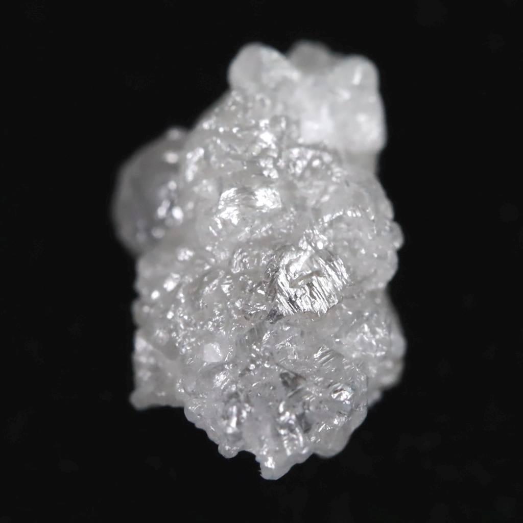 天然 ダイヤモンド ホワイト グレー 7.7mm原石 1.08ct #34201 | 5枚目