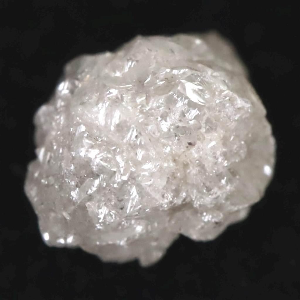 天然 ダイヤモンド ホワイト グレー 5.1mm原石 0.71ct #94282 | 5枚目