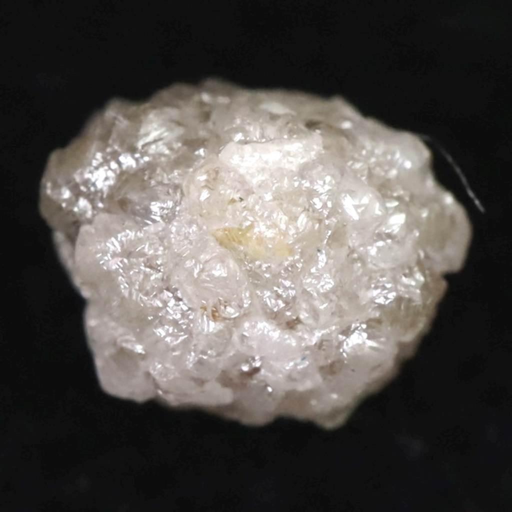 天然 ダイヤモンド ホワイト グレー 5.3mm原石 0.82ct #54516 | 2枚目