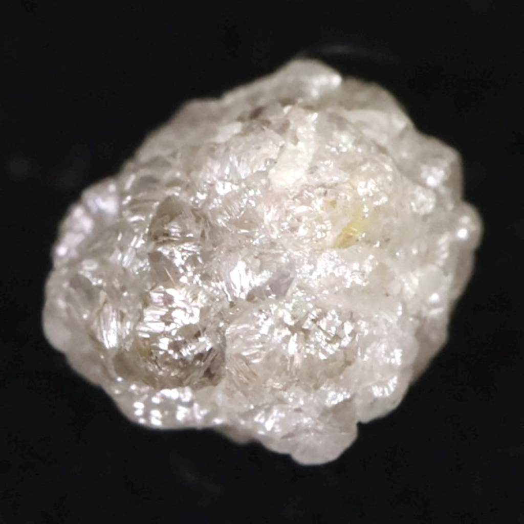 天然 ダイヤモンド ホワイト グレー 5.3mm原石 0.82ct #54516 | 3枚目