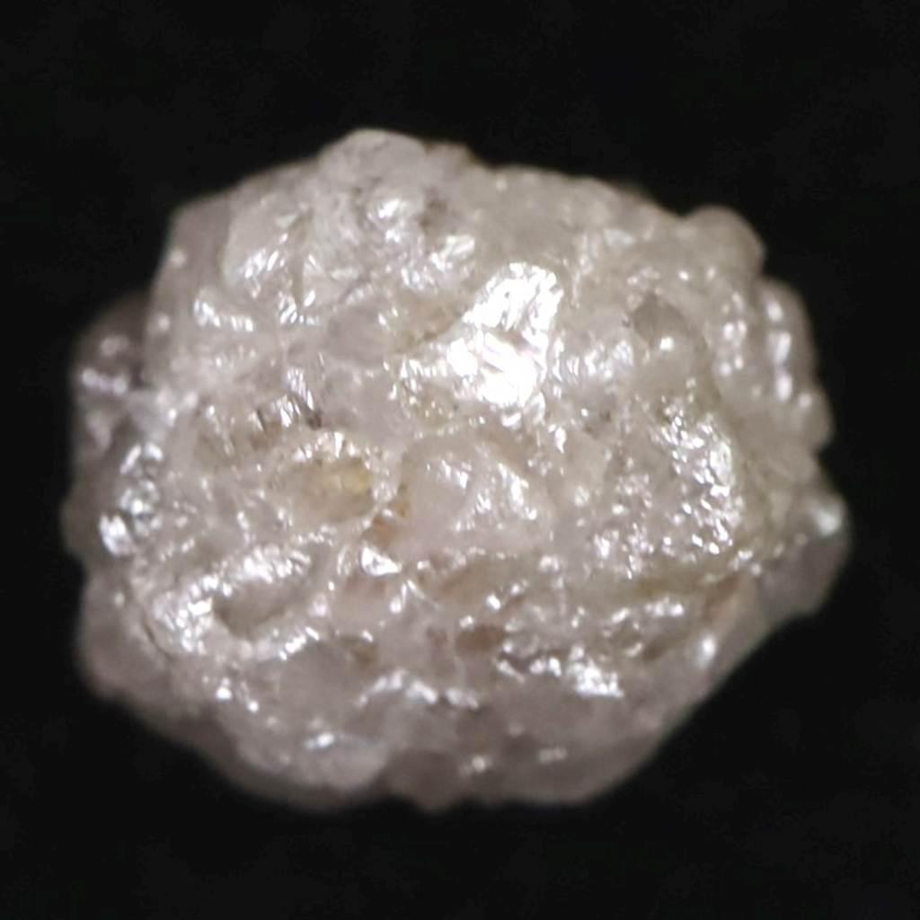 天然 ダイヤモンド ホワイト グレー 5.3mm原石 0.82ct #54516 | 4枚目