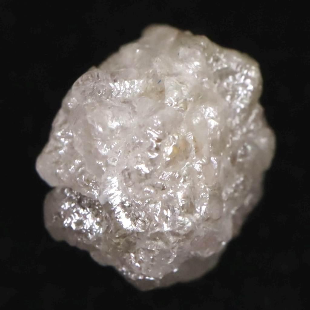 天然 ダイヤモンド ホワイト グレー 5.3mm原石 0.82ct #54516 | 5枚目