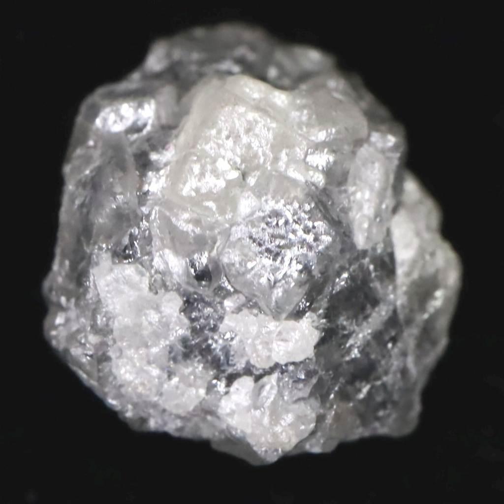 天然 ダイヤモンド ホワイト グレー 8.8mm原石 2.67ct #70140 | 2枚目