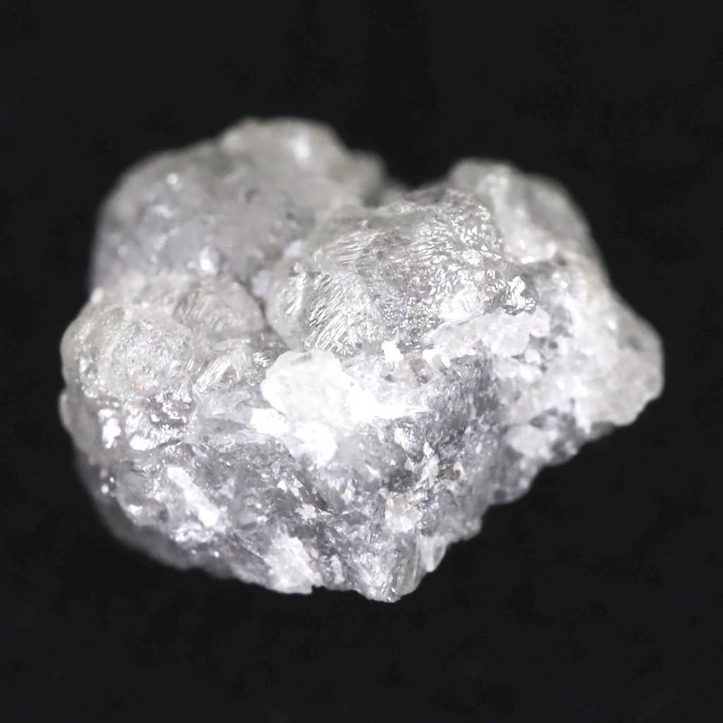 天然 ダイヤモンド ホワイト グレー 7.1mm原石 1.90ct #45525 | 6枚目