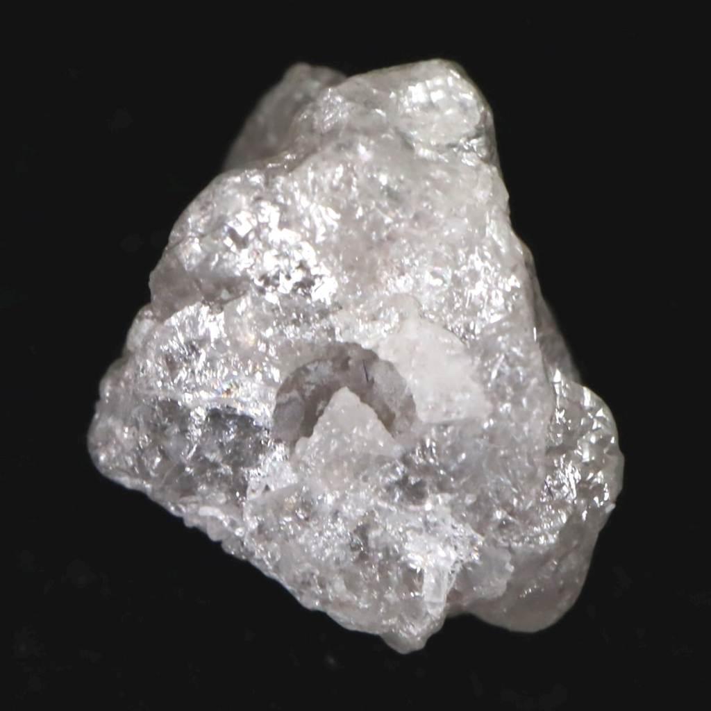 天然 ダイヤモンド ホワイト グレー 8.5mm原石 2.41ct #27352 | 5枚目