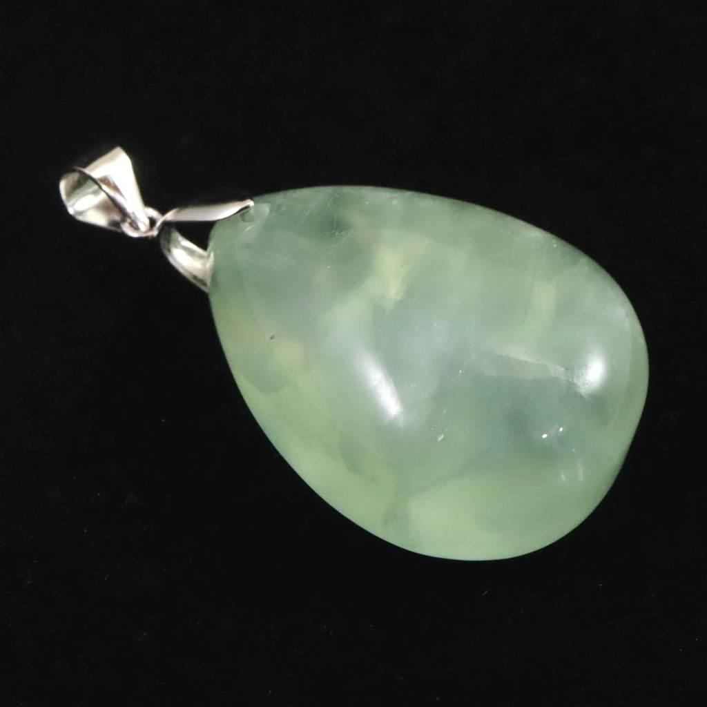 プレナイト 27mmペアシェイプ ペンダント 10.8g #54851 | 2枚目