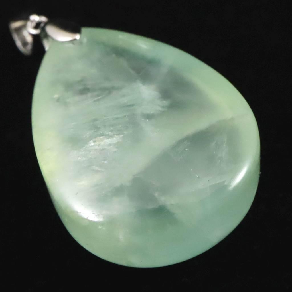 プレナイト 27mmペアシェイプ ペンダント 10.8g #54851 | 7枚目