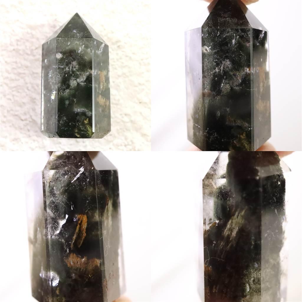 ブラジル産 ガーデンクォーツ 庭園水晶 六角柱ポイント ルース 7.5g #97827 | 6枚目