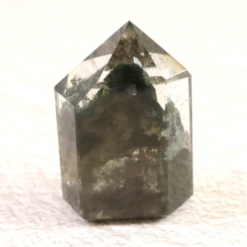 ブラジル産 ガーデンクォーツ 庭園水晶 六角柱ポイント ルース 9.2g #42713 | 2枚目