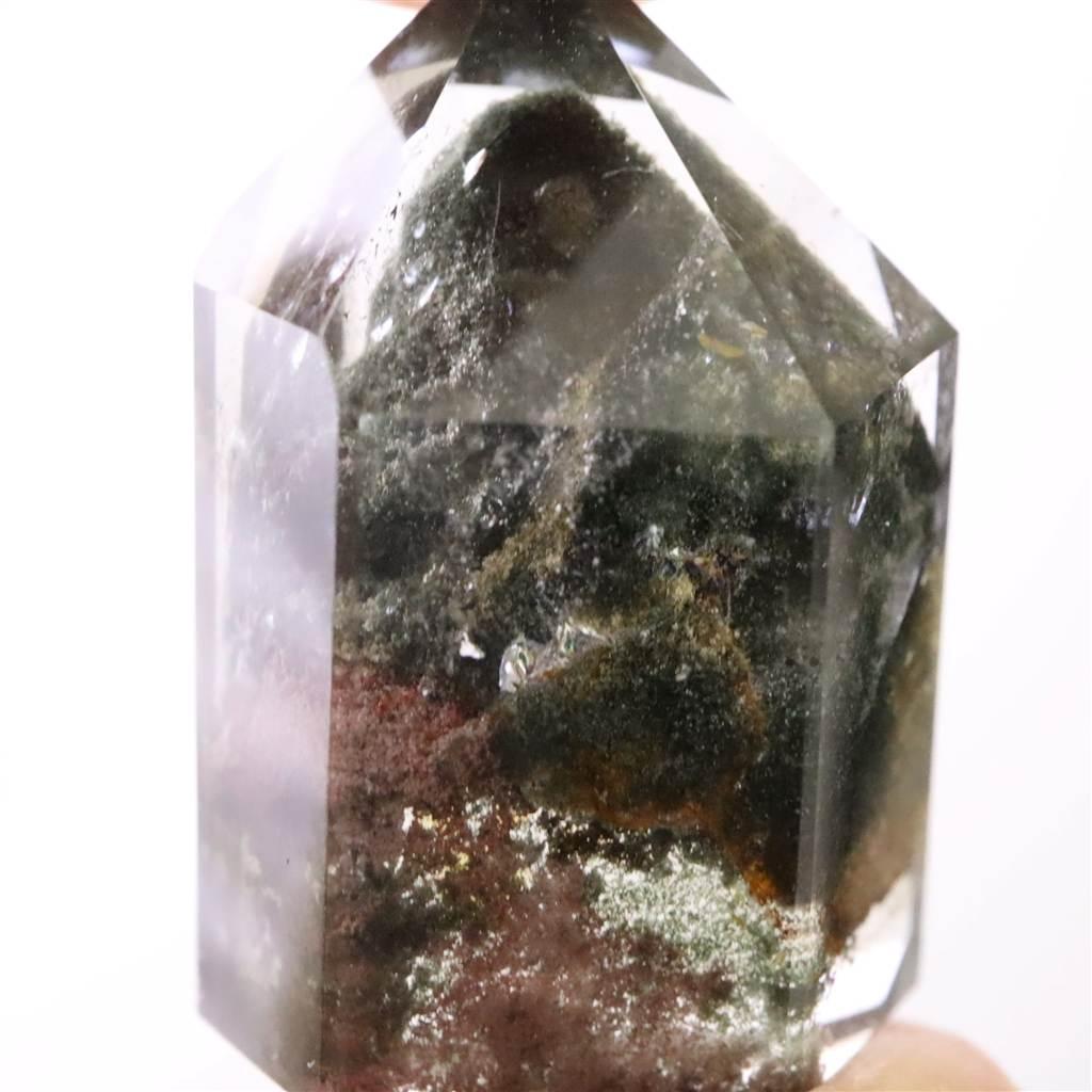 ブラジル産 ガーデンクォーツ 庭園水晶 六角柱ポイント ルース 9.2g #42713 | 5枚目