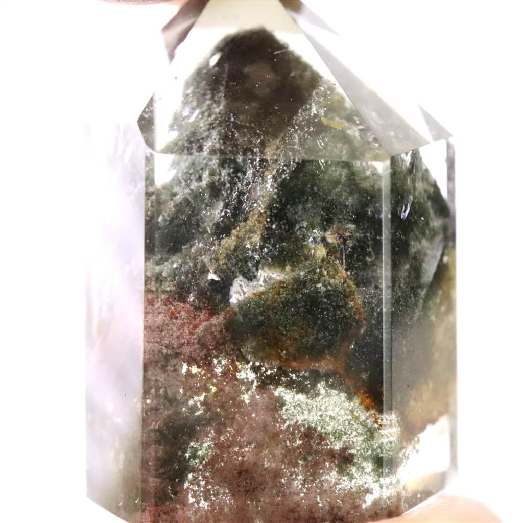 ブラジル産 ガーデンクォーツ 庭園水晶 六角柱ポイント ルース 9.2g #42713 | 6枚目