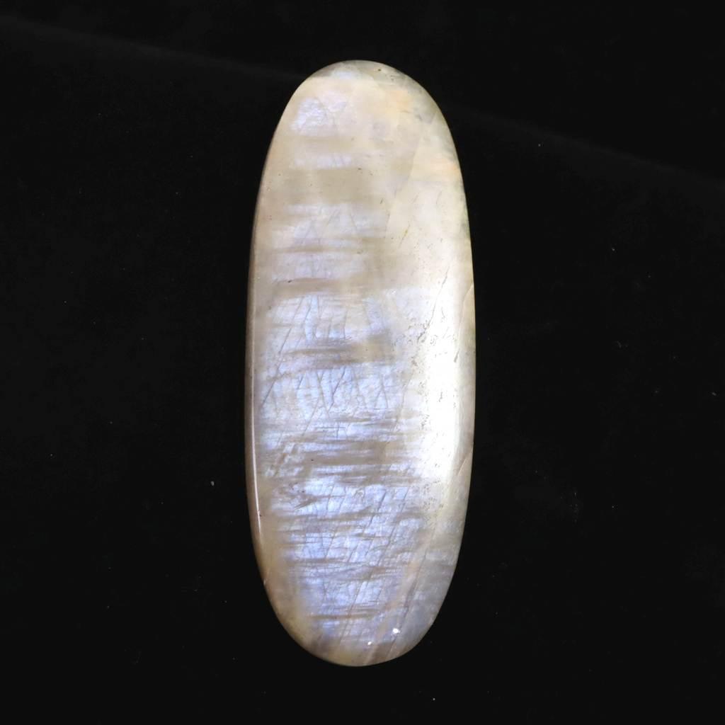 ロシア産 ベロモナイト ムーンストーン 68mmオーバルカボション 18.4g #895541枚目の画像