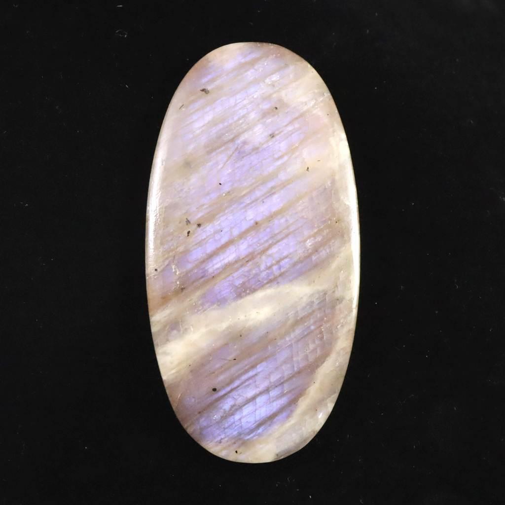 ロシア産 ベロモナイト ムーンストーン 63mmオーバルカボション 23.5g #720481枚目の画像