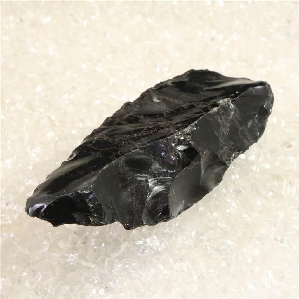 黒曜石 打製石器 99mm 後期旧石器時代 東北・北海道地域 79.0g #85670 | 2枚目