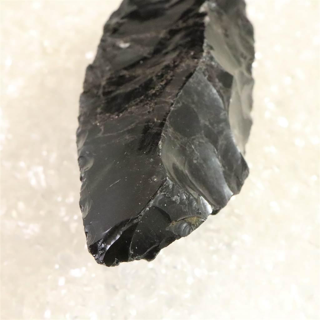 黒曜石 打製石器 99mm 後期旧石器時代 東北・北海道地域 79.0g #85670 | 4枚目