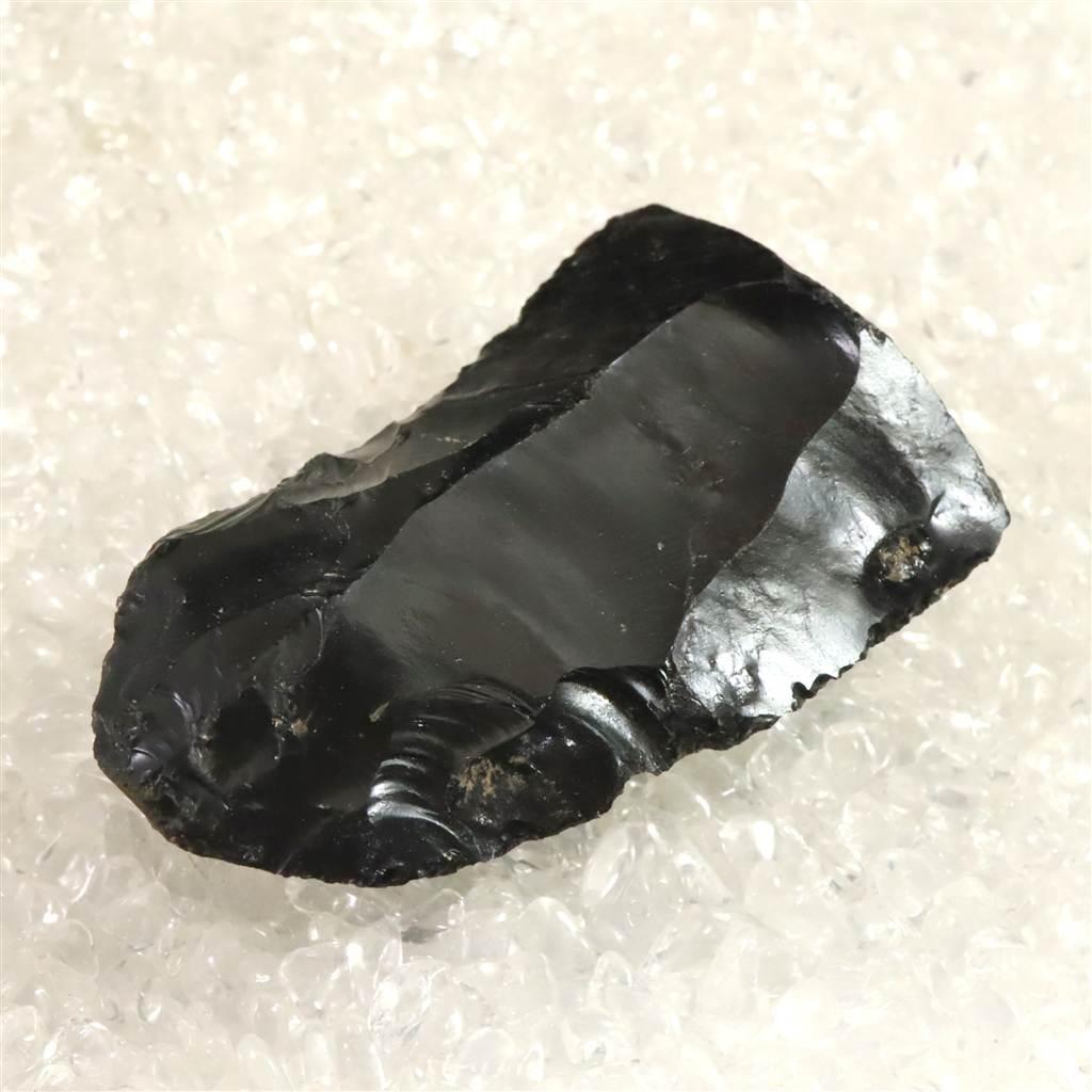 黒曜石 打製石器 59mm 後期旧石器時代 東北・北海道地域 25.4g #30820 | 2枚目