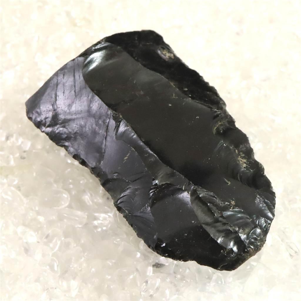 黒曜石 打製石器 59mm 後期旧石器時代 東北・北海道地域 25.4g #30820 | 3枚目