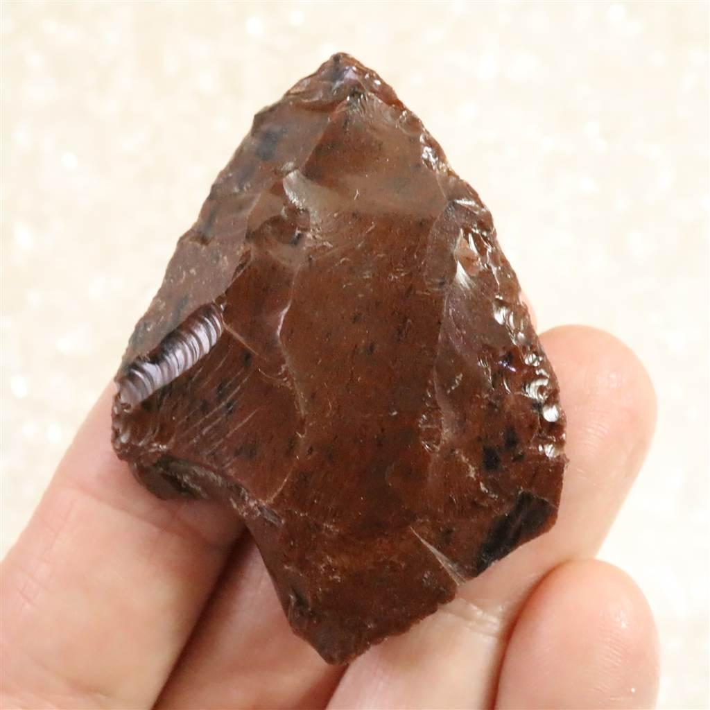 黒曜石 打製石器 50mm 後期旧石器時代 東北・北海道地域 12.8g #61764 | 7枚目