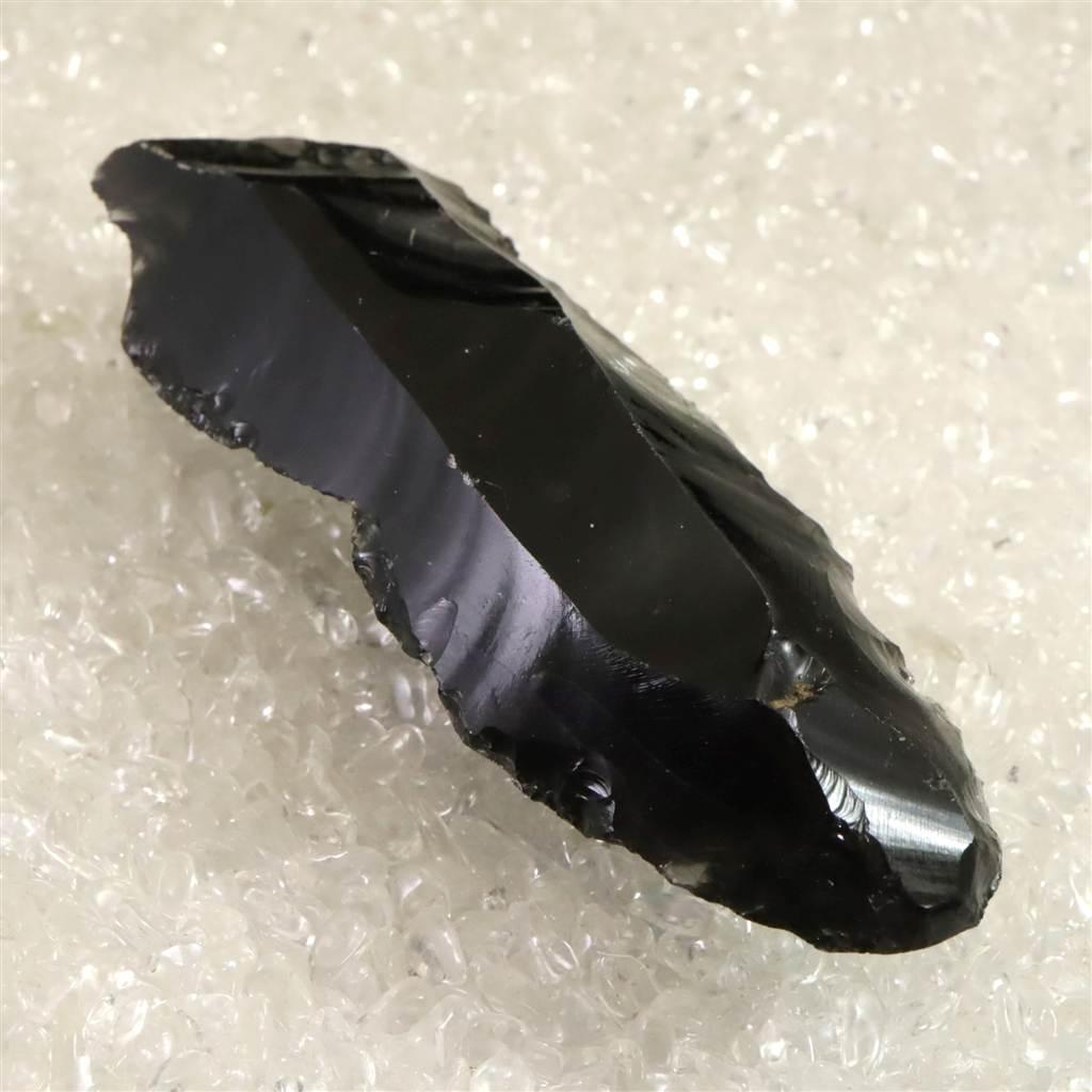 黒曜石 打製石器 101mm 後期旧石器時代 東北・北海道地域 52.0g #61699 | 3枚目