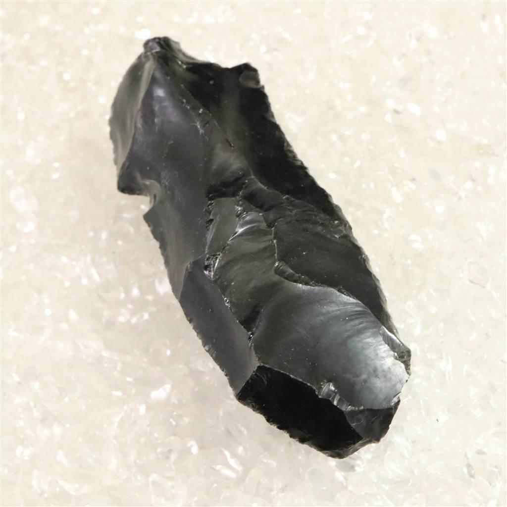 黒曜石 打製石器 81mm 後期旧石器時代 東北・北海道地域 33.3g #60846 | 3枚目