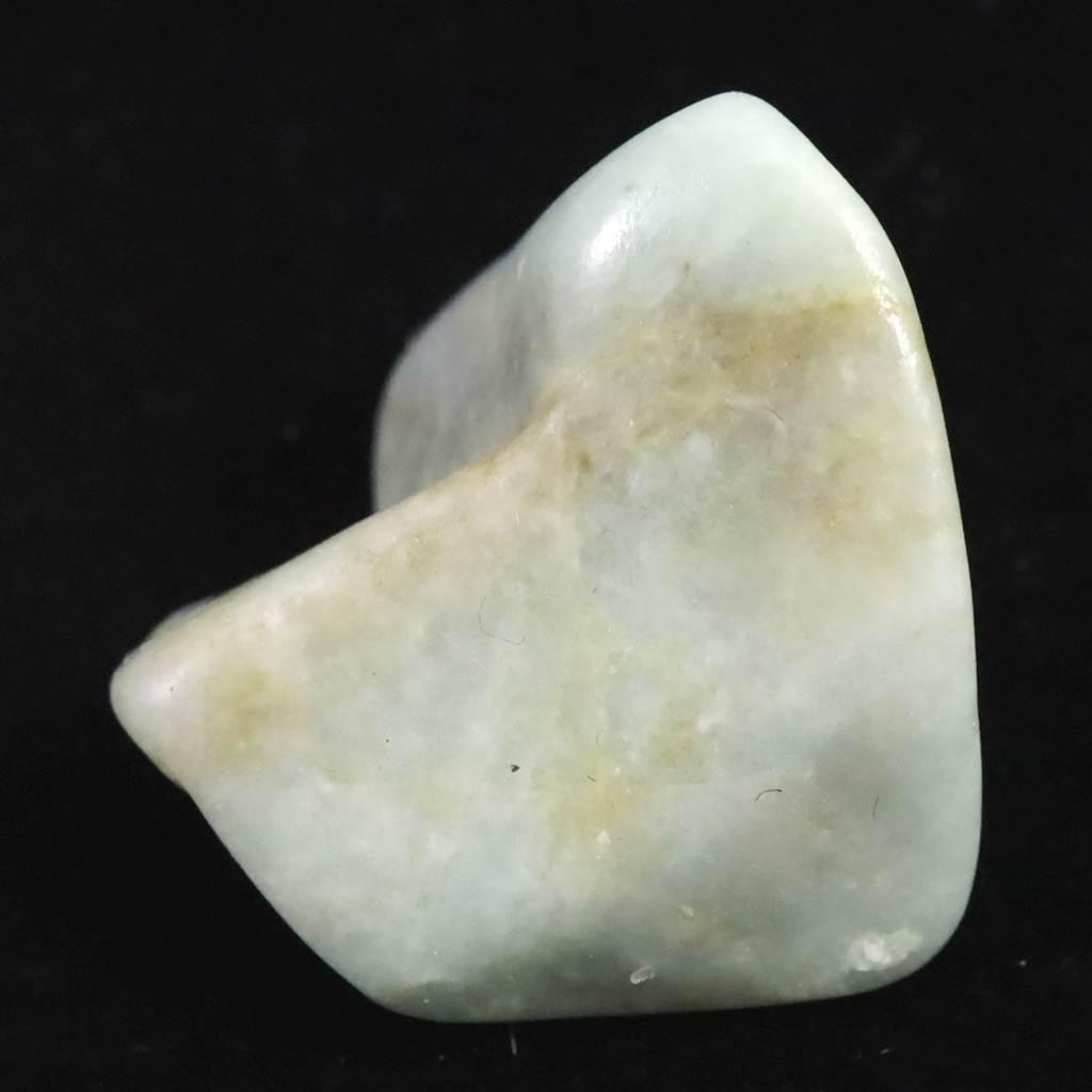 糸魚川翡翠 入コン沢産 22mmタンブル ディレクトリカード付 7.8g #17382 | 4枚目