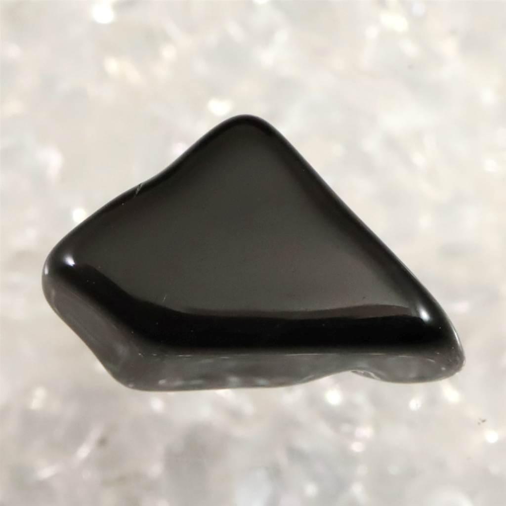 隠岐の島 黒曜石 17mm原石 磨き ディレクトリカード付 1.8g #73703 | 3枚目