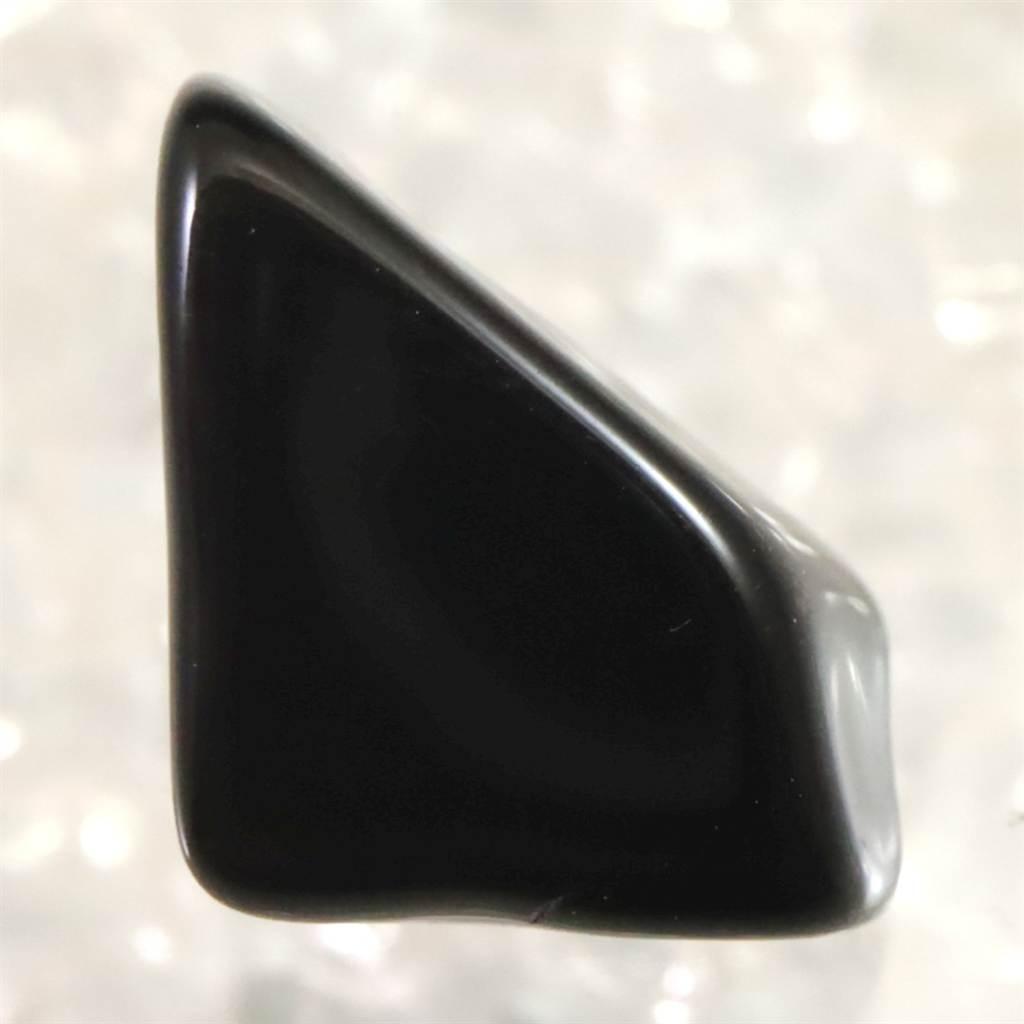 隠岐の島 黒曜石 17mm原石 磨き ディレクトリカード付 1.8g #73703 | 4枚目