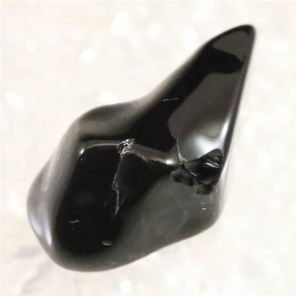 隠岐の島 黒曜石 21mm原石 磨き ディレクトリカード付 2.7g #52724 | 2枚目