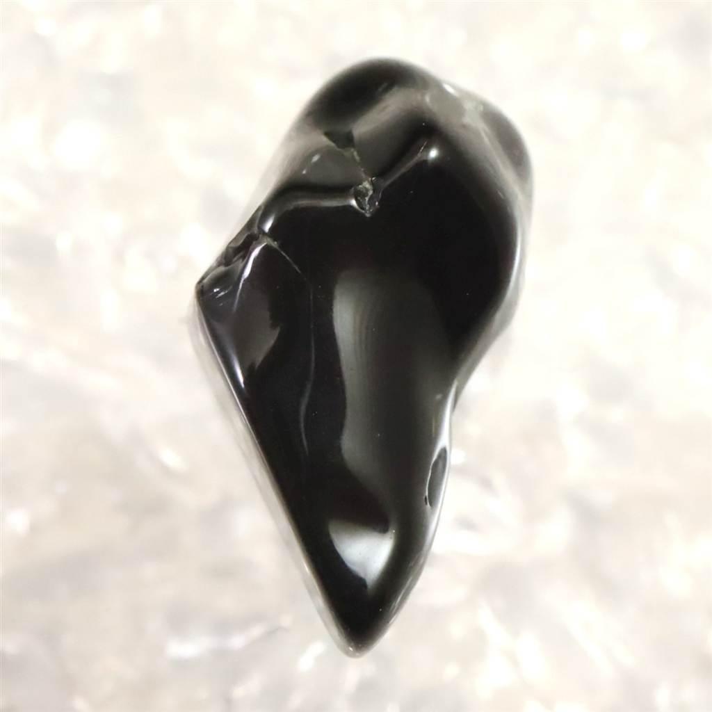 隠岐の島 黒曜石 21mm原石 磨き ディレクトリカード付 2.7g #52724 | 3枚目