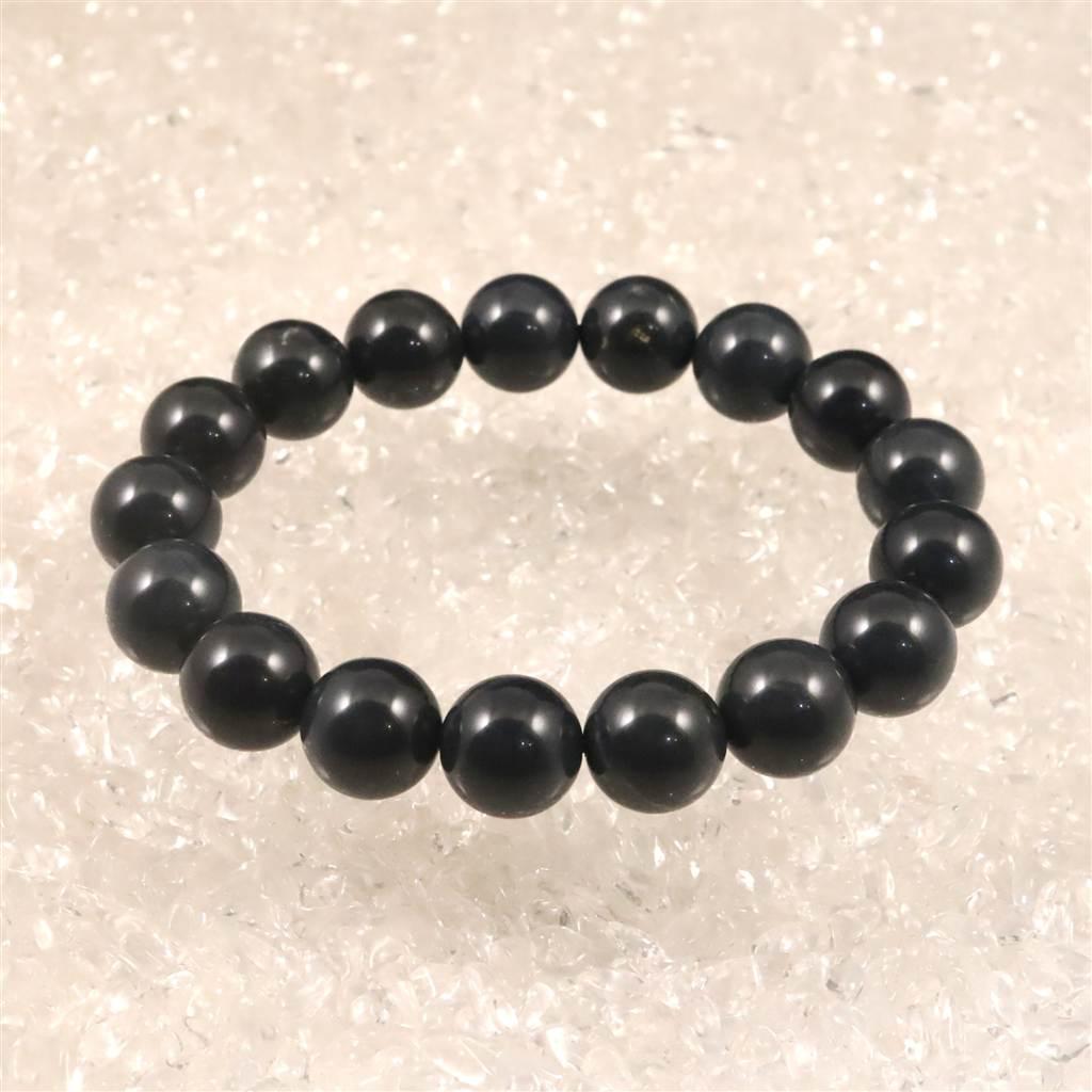 神居古潭石 (カムイ・コタン) ブルー 12mmブレスレット 43.9g #81893 | 3枚目