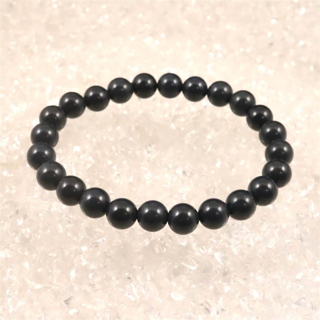 神居古潭石 (カムイ・コタン) ダークブルー 8mmブレスレット 19.6g #21294 | 3枚目