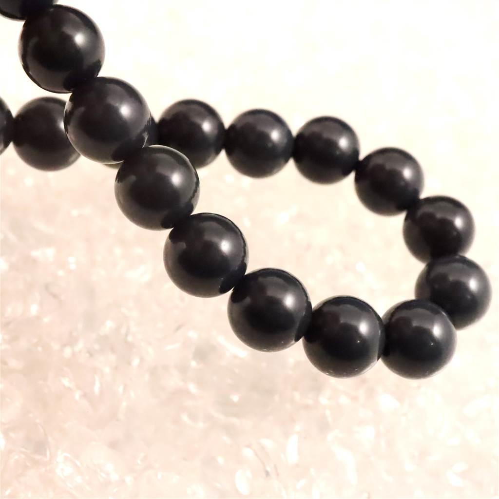 神居古潭石 (カムイ・コタン) ダークブルー 8mmブレスレット 19.6g #21294 | 5枚目