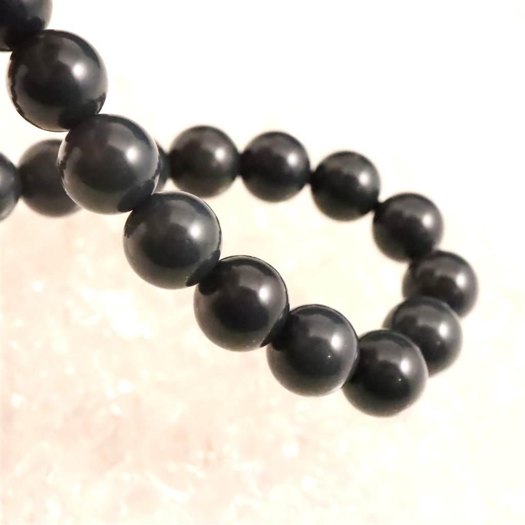 神居古潭石 (カムイ・コタン) ダークブルー 8mmブレスレット 19.6g #21294 | 6枚目