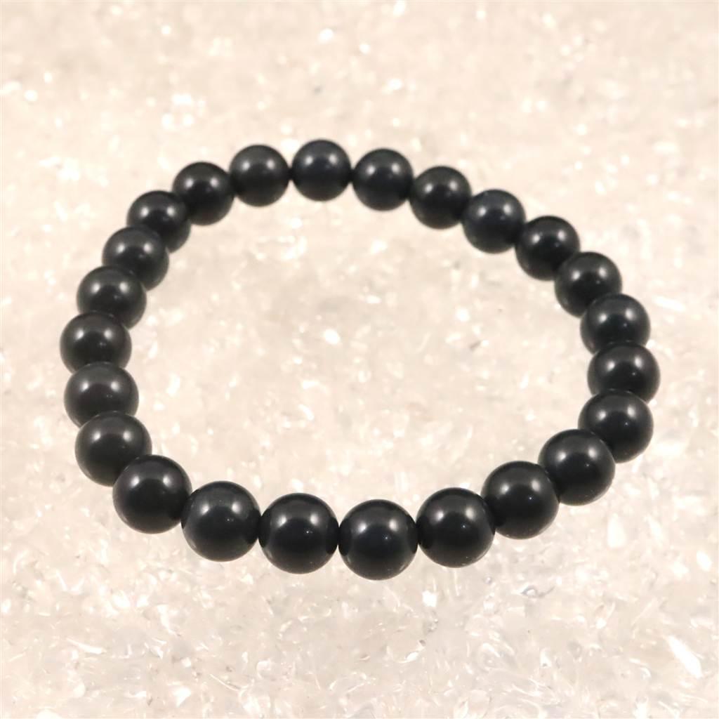 神居古潭石 (カムイ・コタン) ダークブルー 8mmブレスレット 19.4g #60702 | 3枚目