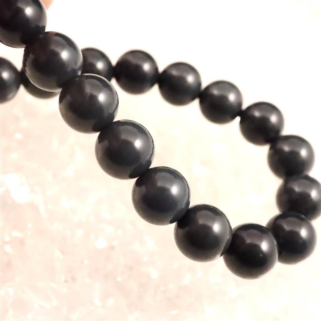 神居古潭石 (カムイ・コタン) ダークブルー 8mmブレスレット 19.4g #60702 | 6枚目