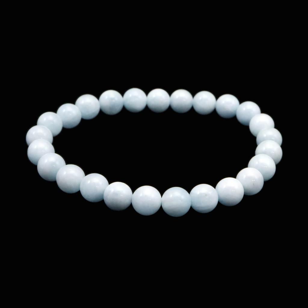 ヒマラヤ カンチェンジュンガ産 アクアマリン 8mmブレスレット 16.3g #40126 | 4枚目