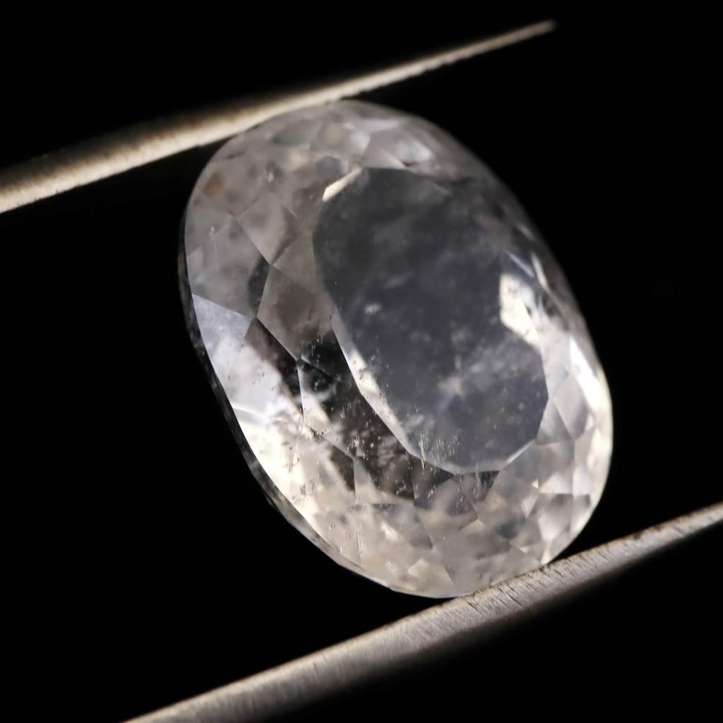 ロシア産 フェナカイト 16.6mm オーバルカット ルース 鑑別書付 14.58ct #84532 | 3枚目