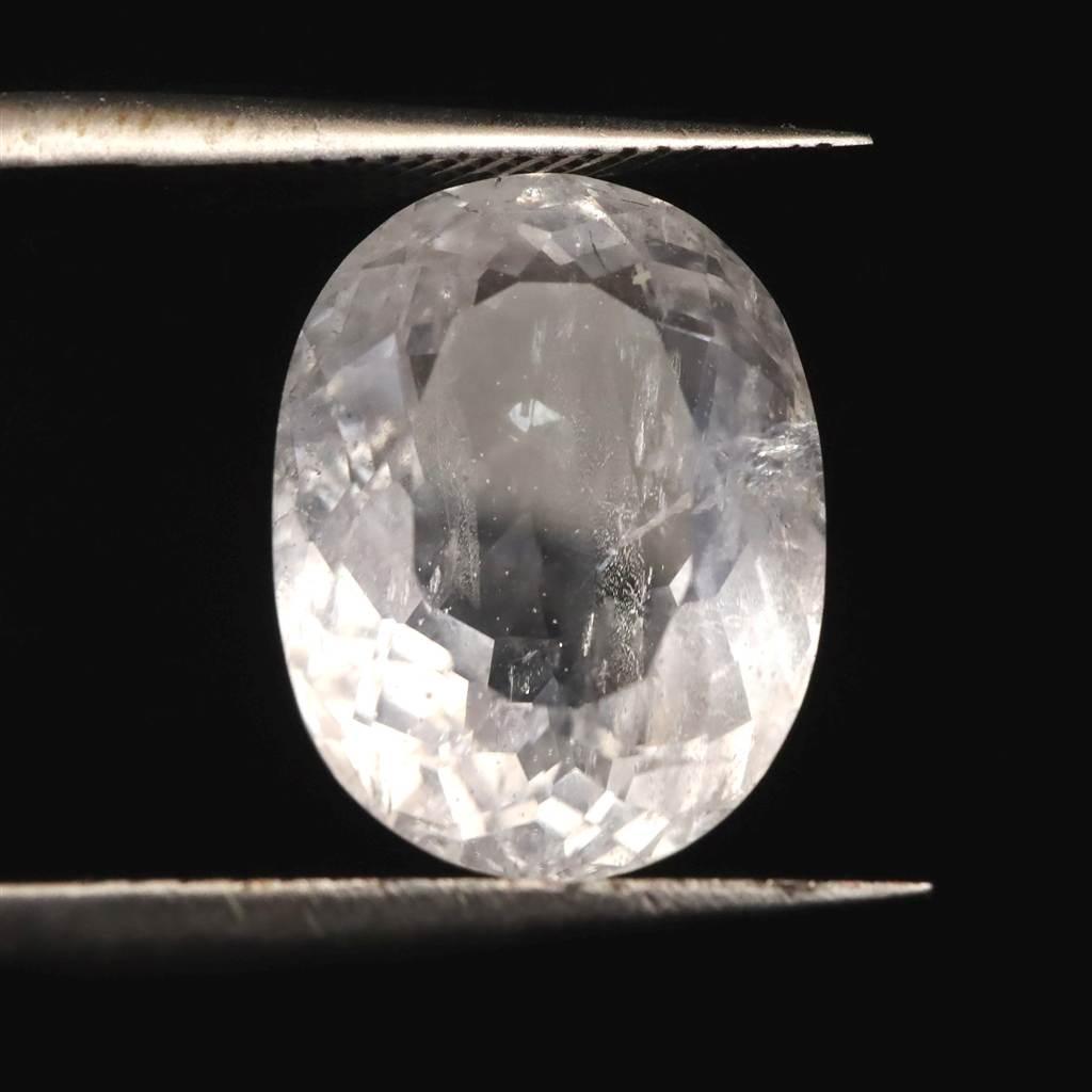 ロシア産 フェナカイト 13.4mm オーバルカット ルース 鑑別書付 6.8ct #56953 | 2枚目