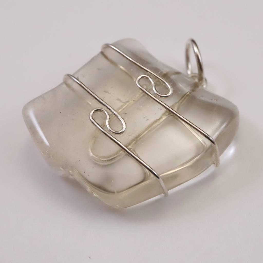 H&E社 ゴールデンアゼツライト タンブル ペンダント 9.7g #58208 | 5枚目