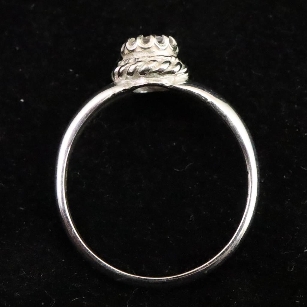 H&E社 アゼツライト 5mmラウンド リング 12号 現品 1.9g #77238 | 5枚目