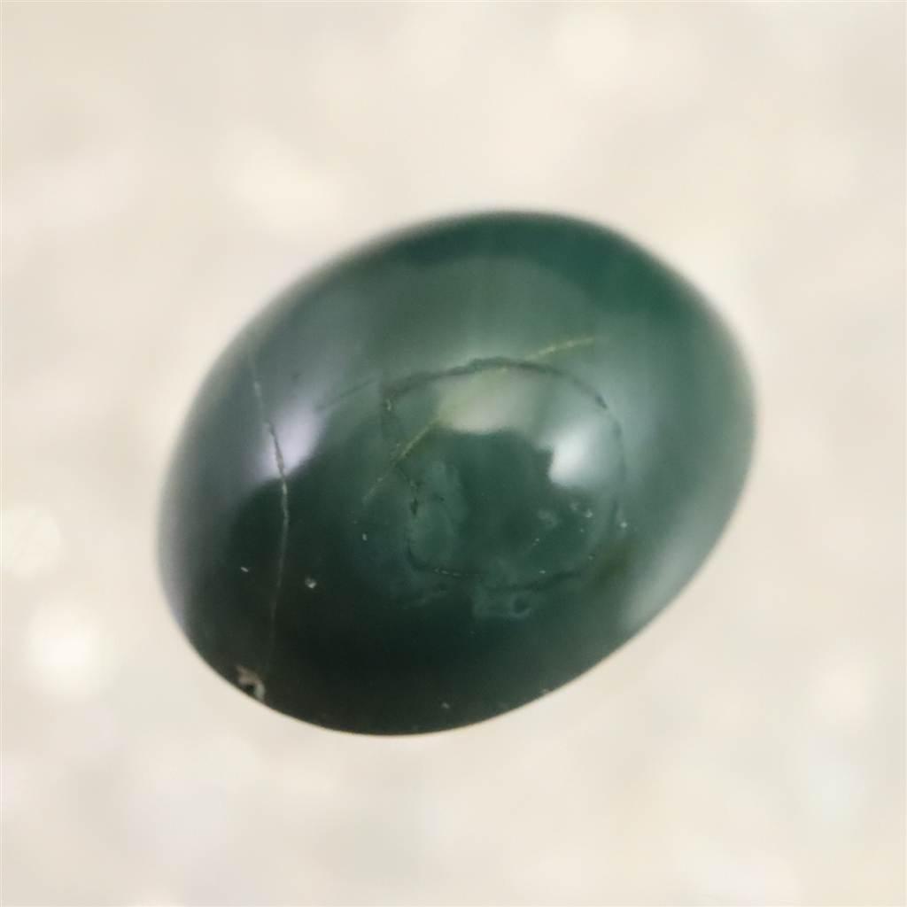 出雲碧玉 出雲石 10mmオーバル ルース ディレクトリーカード付 0.44g #66782 | 3枚目