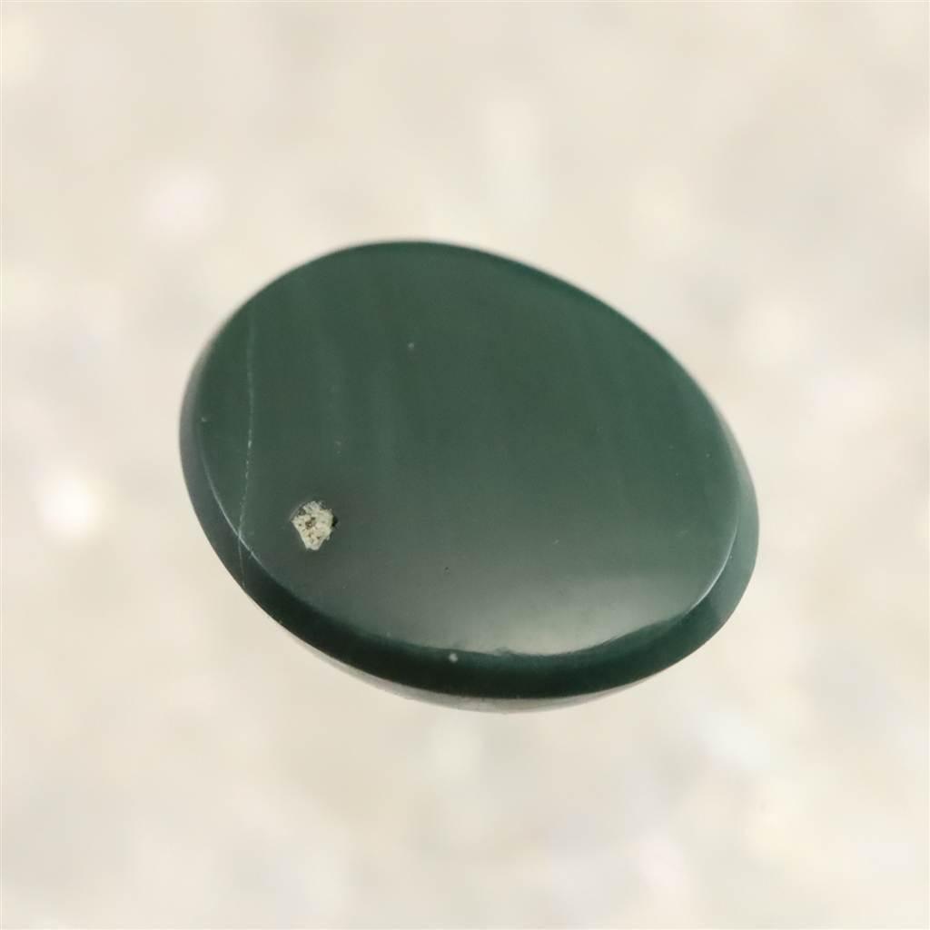 出雲碧玉 出雲石 10mmオーバル ルース ディレクトリーカード付 0.44g #66782 | 5枚目