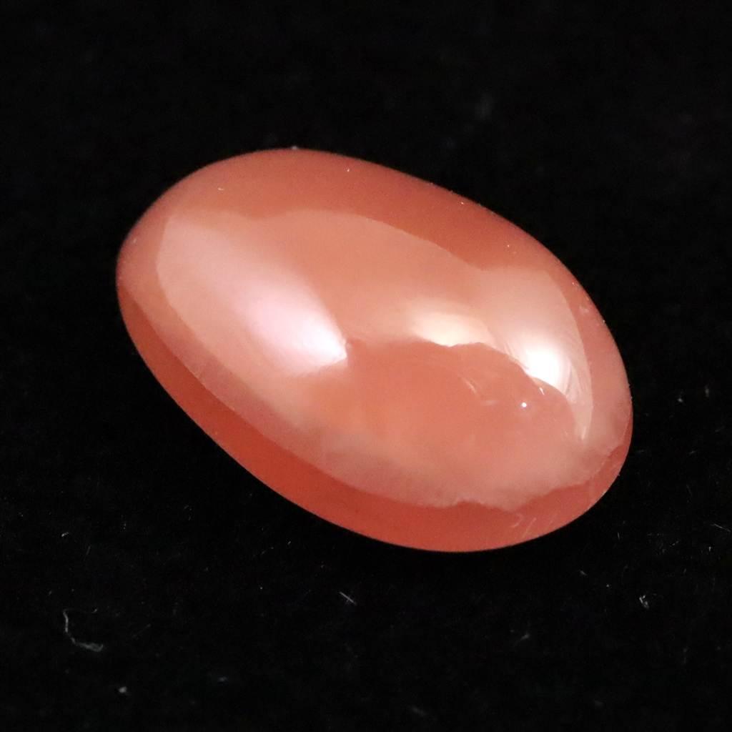 北海道 稲倉石鉱山インカローズ ロードクロサイト 14.0mmオーバル ルース 1.23g #34799 | 2枚目