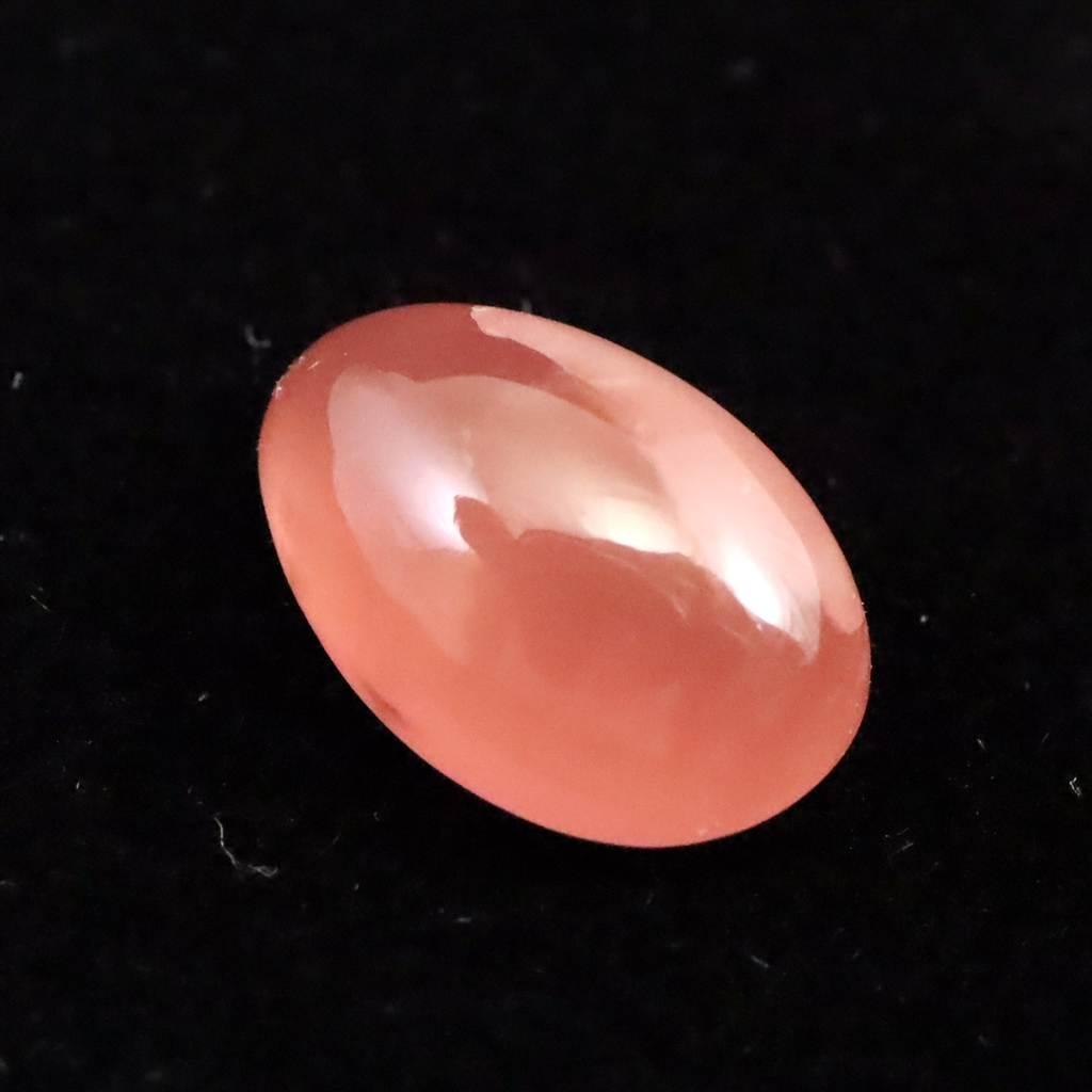 北海道 稲倉石鉱山インカローズ ロードクロサイト 10.8mmオーバル ルース 0.73g #97062 | 2枚目