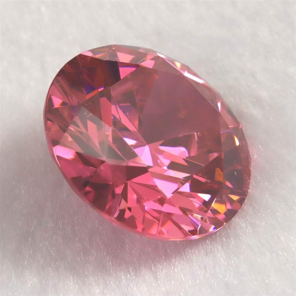 キュービックジルコニア CZ 30mm ラウンドカット ルース ピンク #68567 | 5枚目